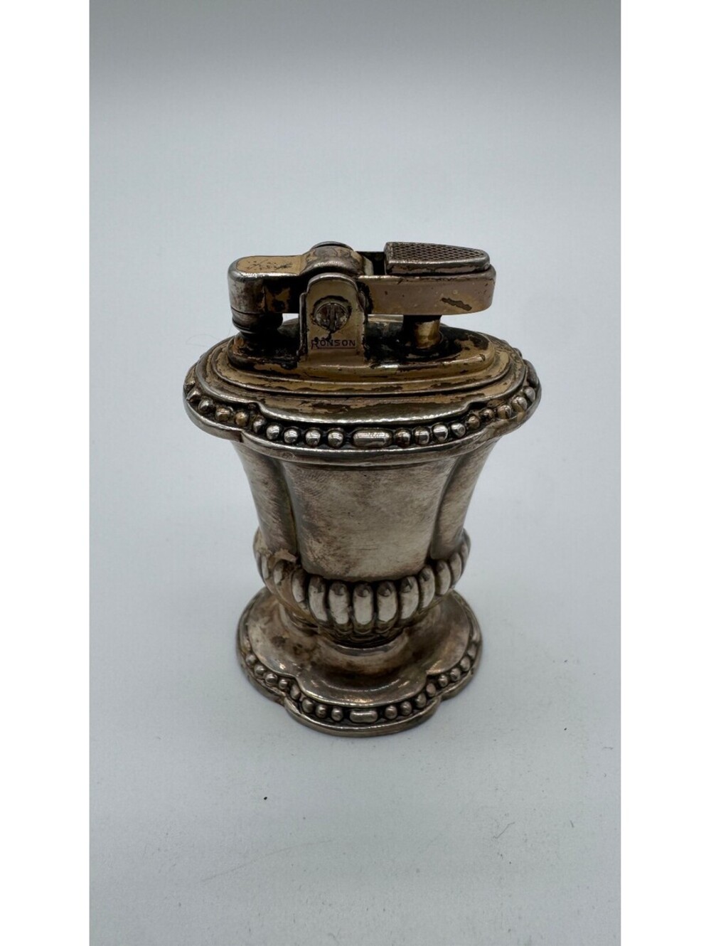 Vintage Ronson Mayfair Table Lighter Newark NJ USA Patent RE 19023